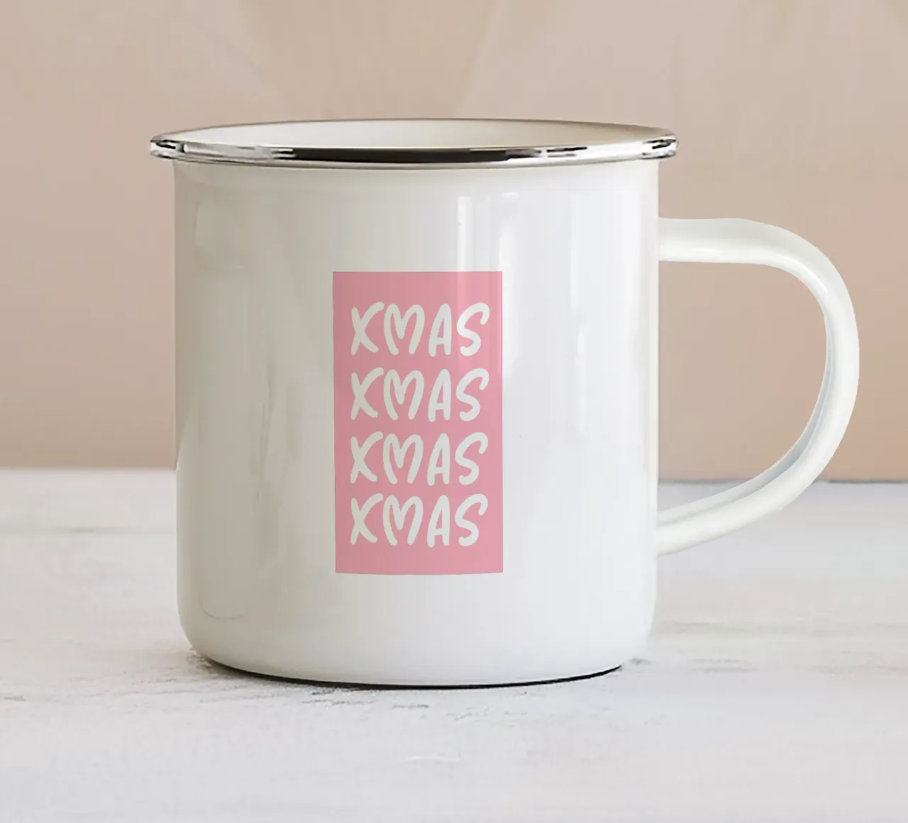 Modello XMAS tazza in smalto da AESTHETIC WRITING