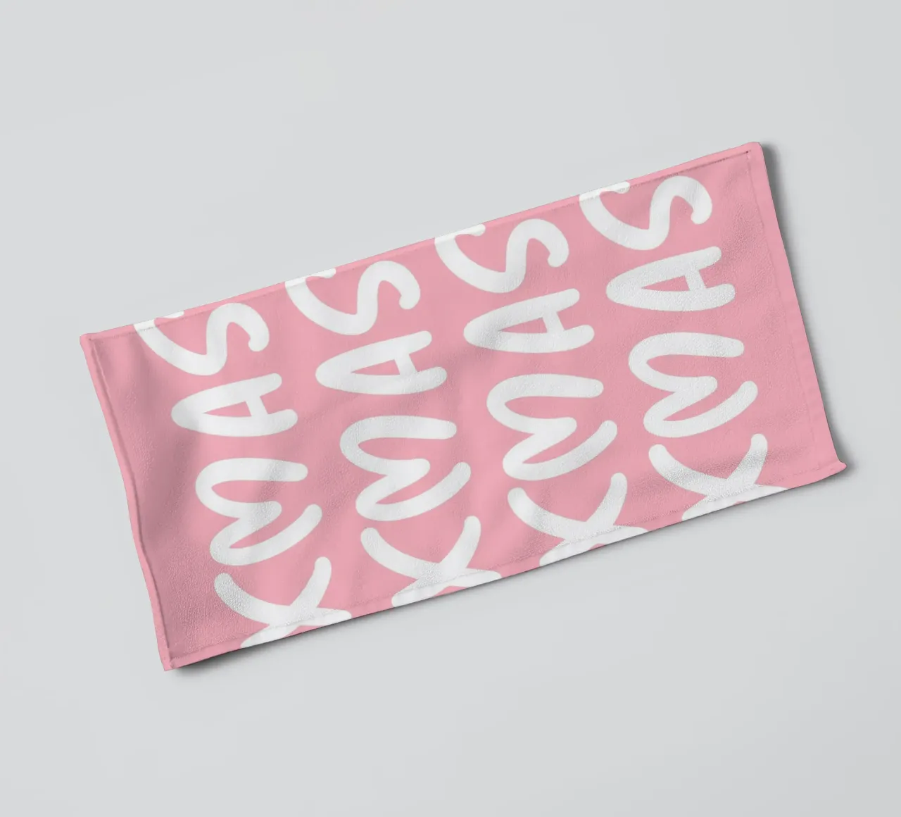 XMAS Pattern towel by AESTHETIC WRITING