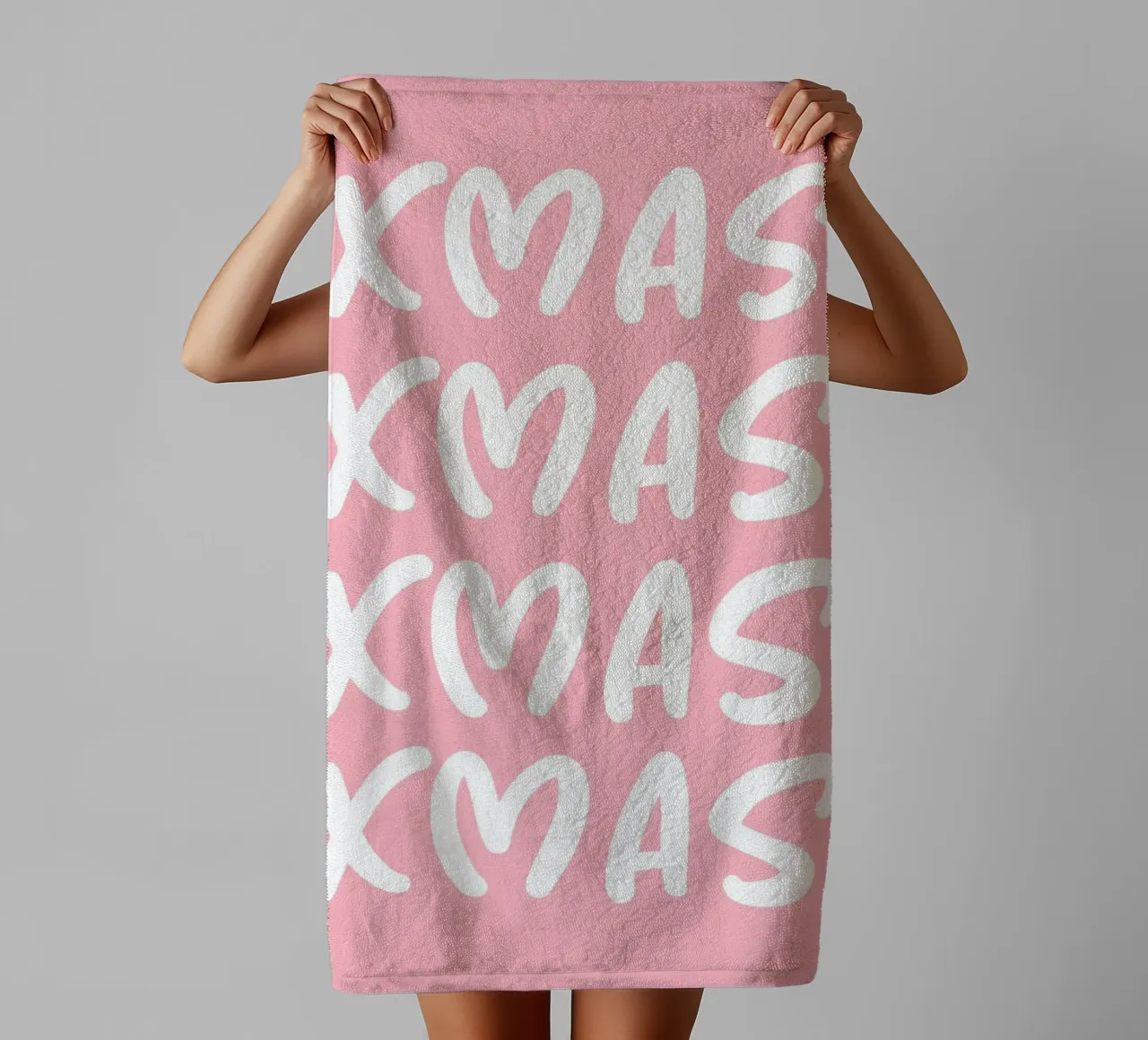 XMAS Pattern towel by AESTHETIC WRITING
