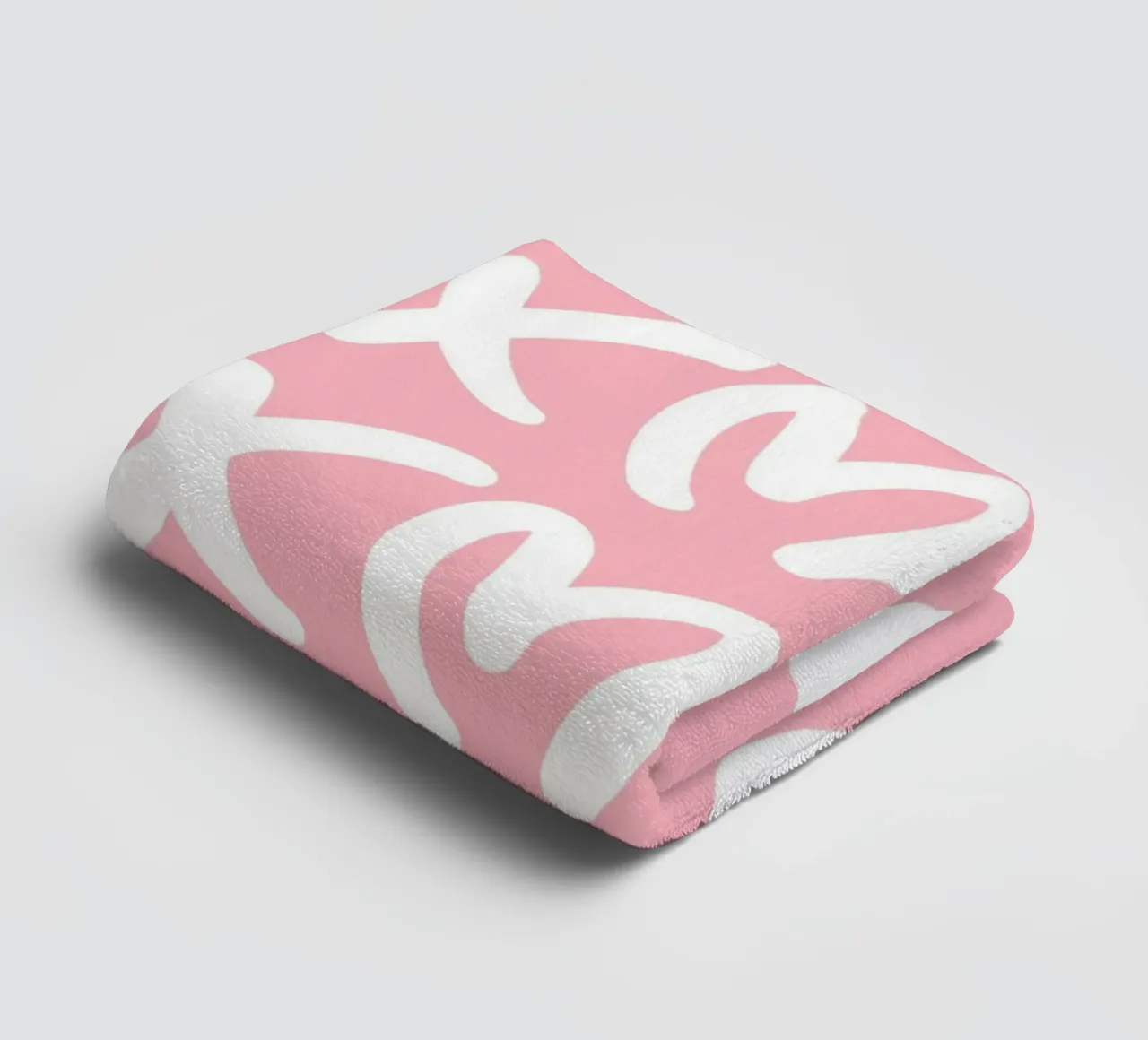 XMAS-patroon badhanddoek van AESTHETIC WRITING