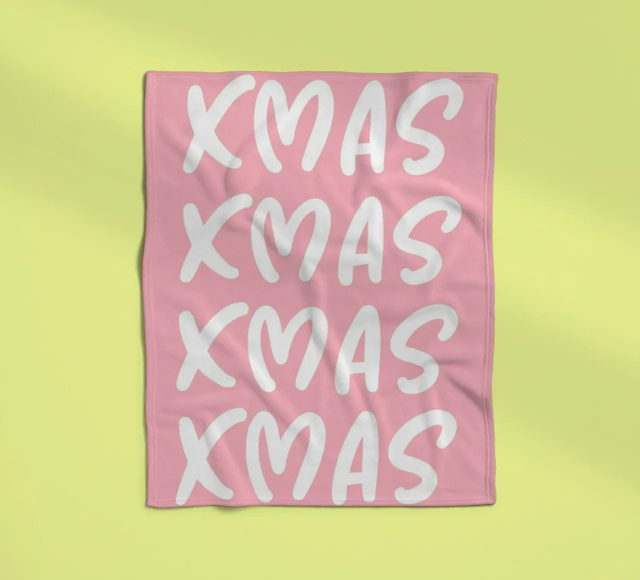 XMAS Pattern fleecedeken van AESTHETIC WRITING