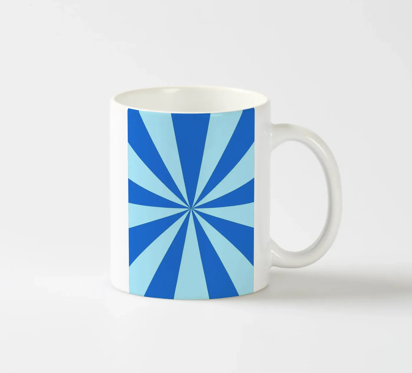 luce blu astratta tazza in ceramica da Joewanda