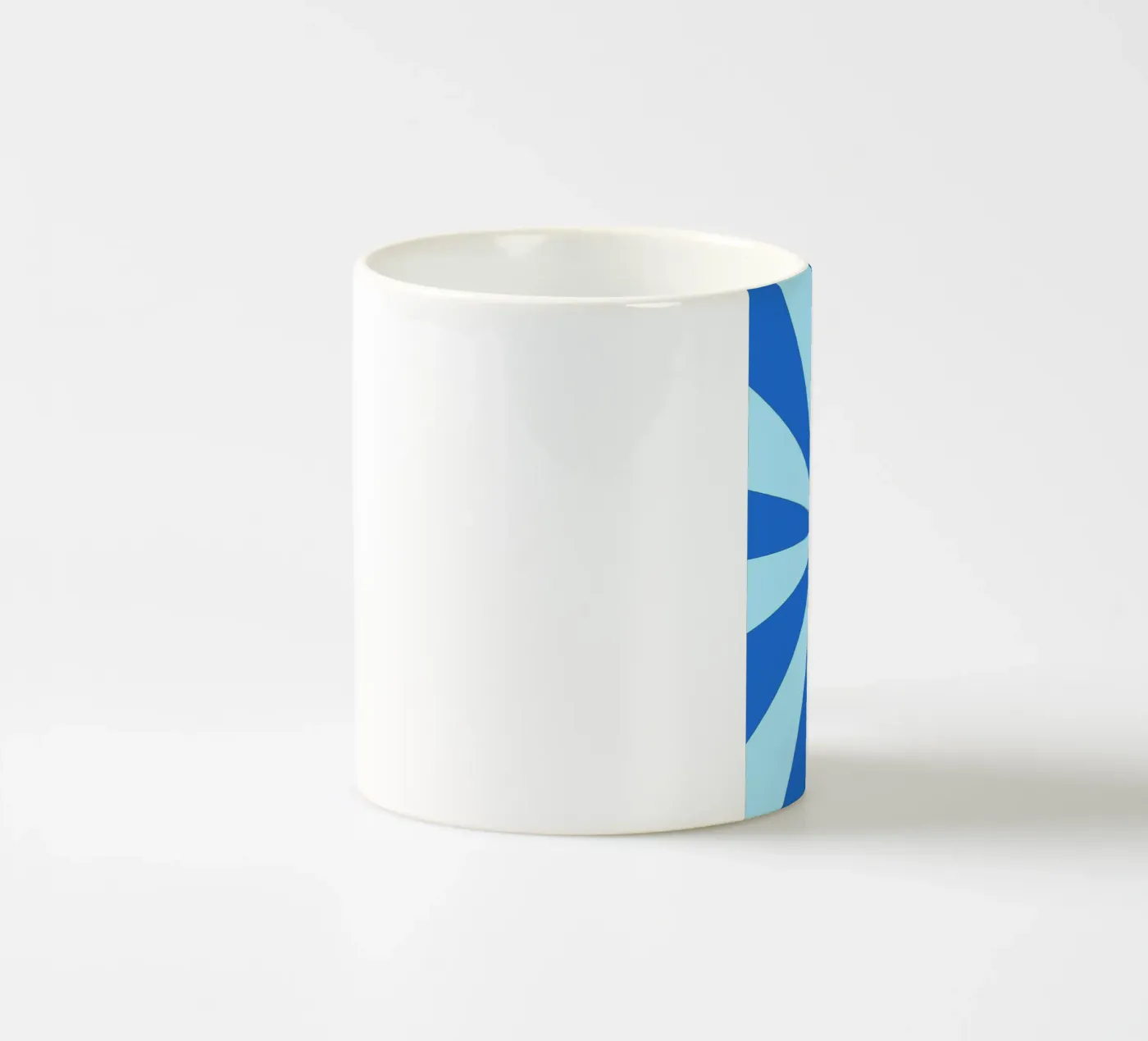 luce blu astratta tazza in ceramica da Joewanda