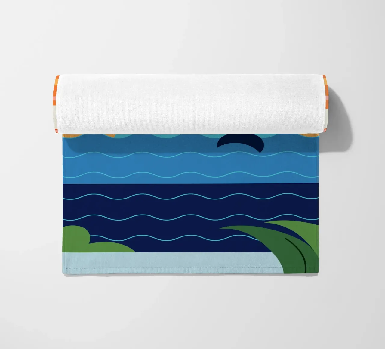 Tramonto dei delfini telo mare da PROTECT ANIMALS