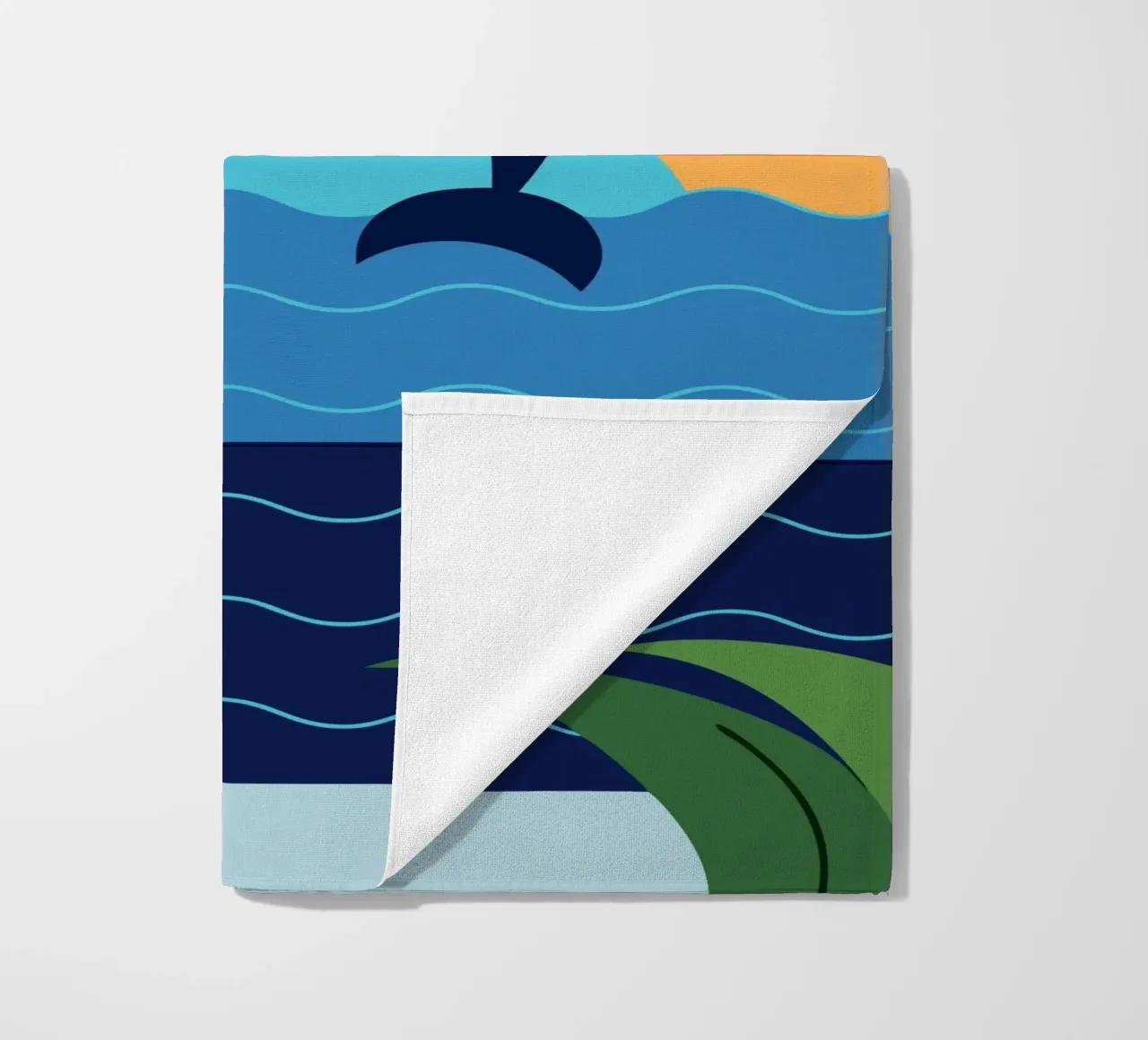 Tramonto dei delfini telo mare da PROTECT ANIMALS