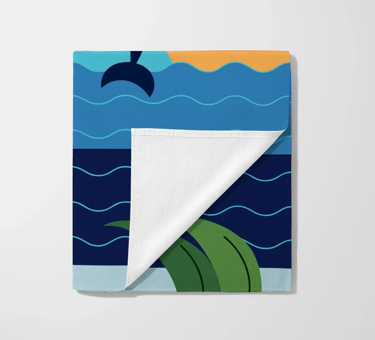 Tramonto dei delfini telo mare da PROTECT ANIMALS