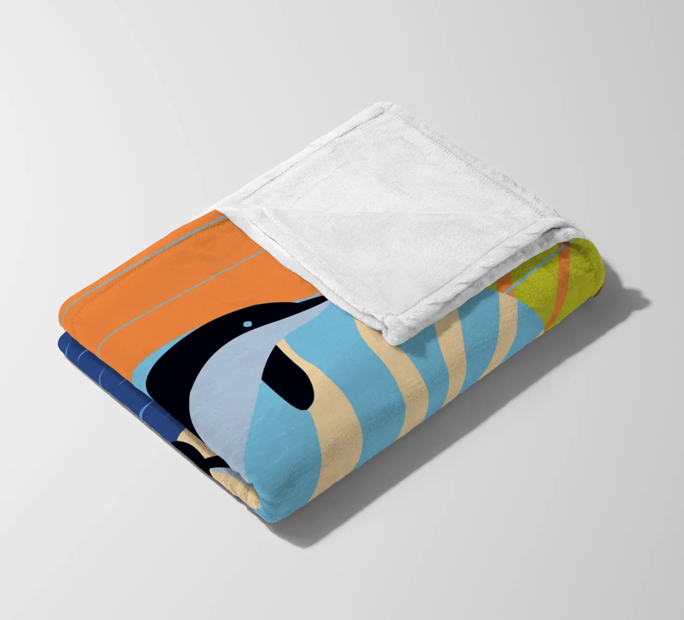 Dolphin Sunset coperta in pile da PROTECT ANIMALS