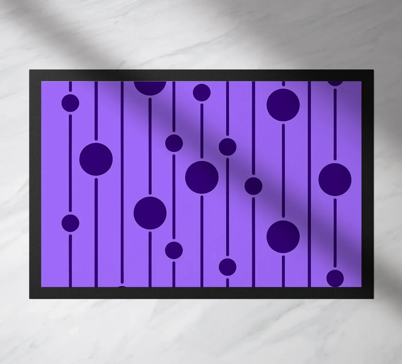 circle fall abstract doormat by Joewanda