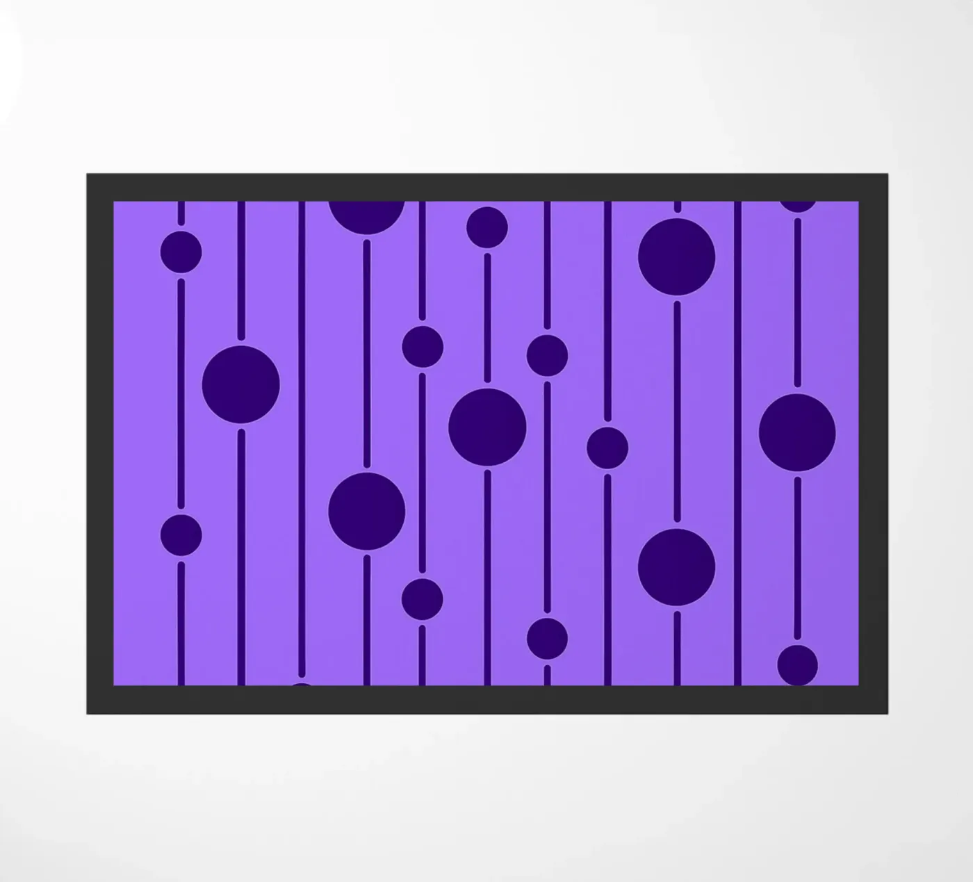 circle fall abstract doormat by Joewanda