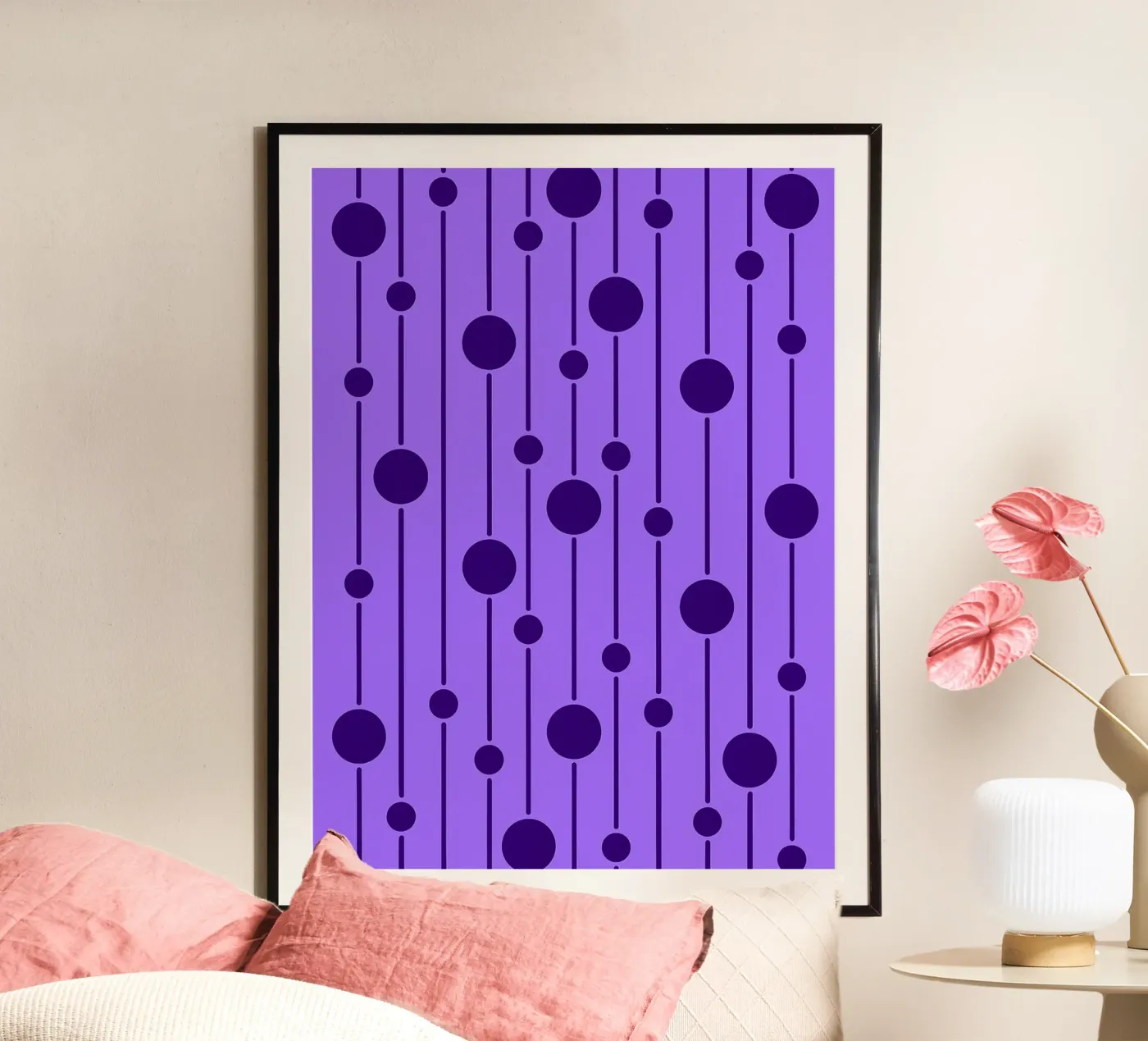 circle fall abstract poster da Joewanda