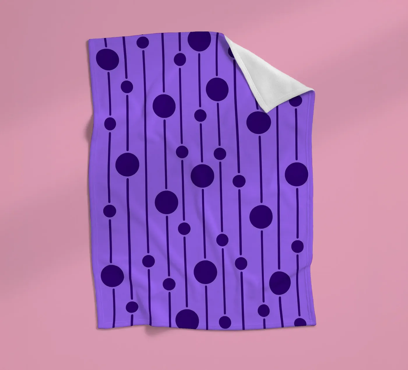 circle fall abstract fleecedeken van Joewanda