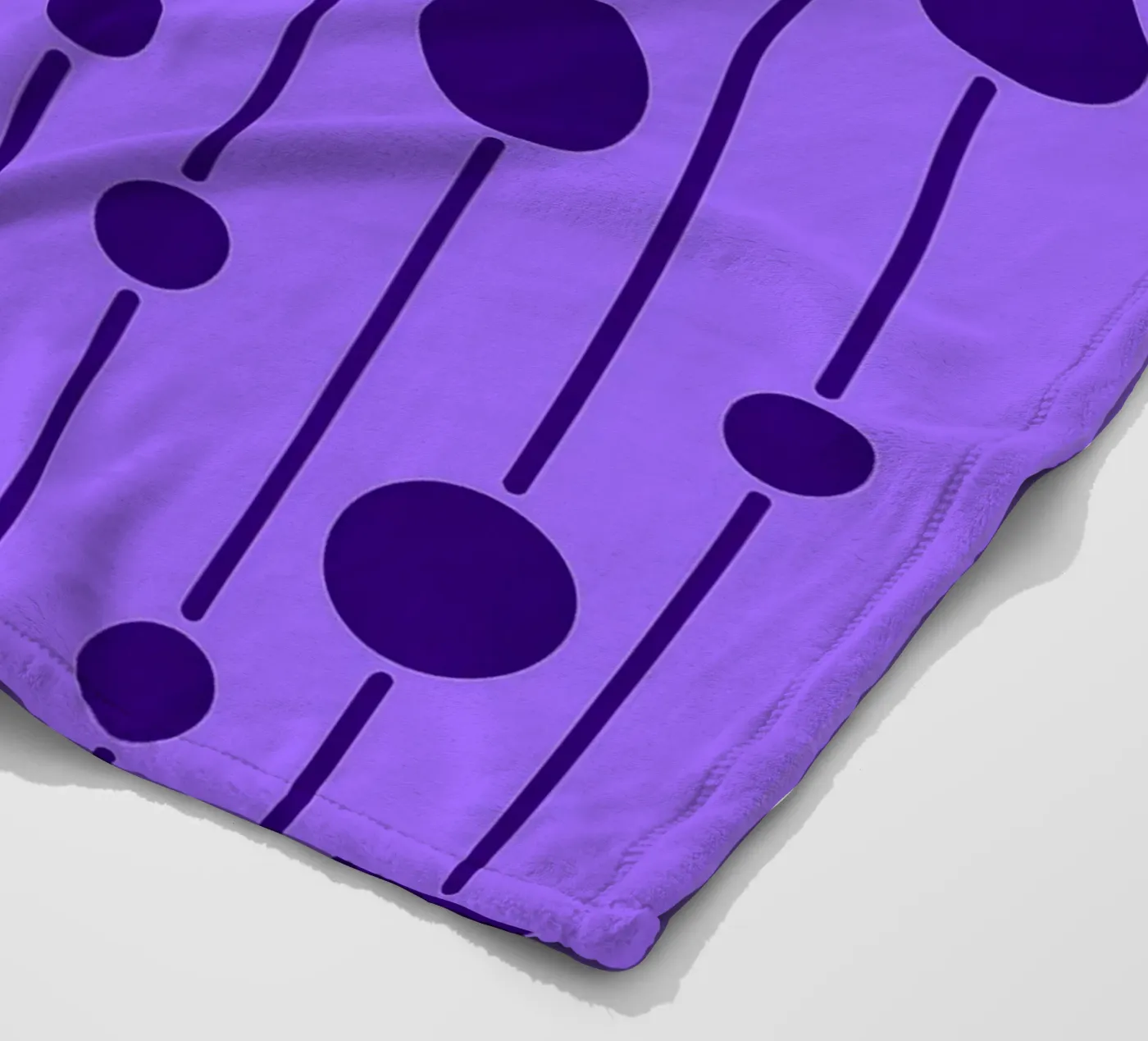 circle fall abstract fleecedeken van Joewanda