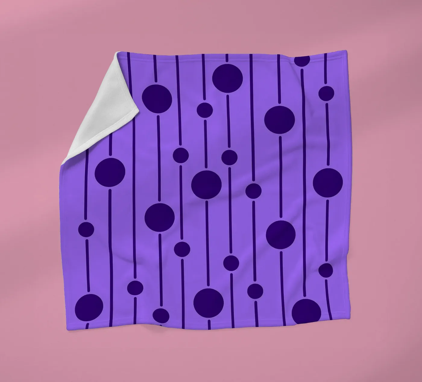 circle fall abstract fleecedeken van Joewanda