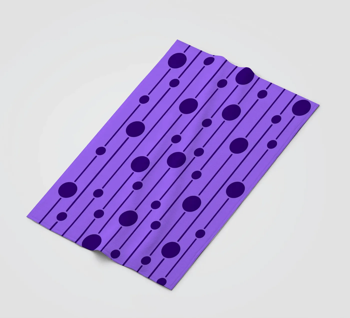 circle fall abstract fleecedeken van Joewanda