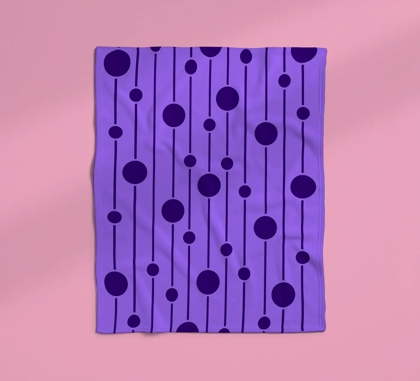 circle fall abstract fleecedeken van Joewanda