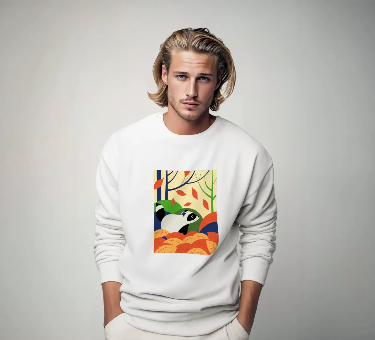 Procione in autunno felpa da PROTECT ANIMALS