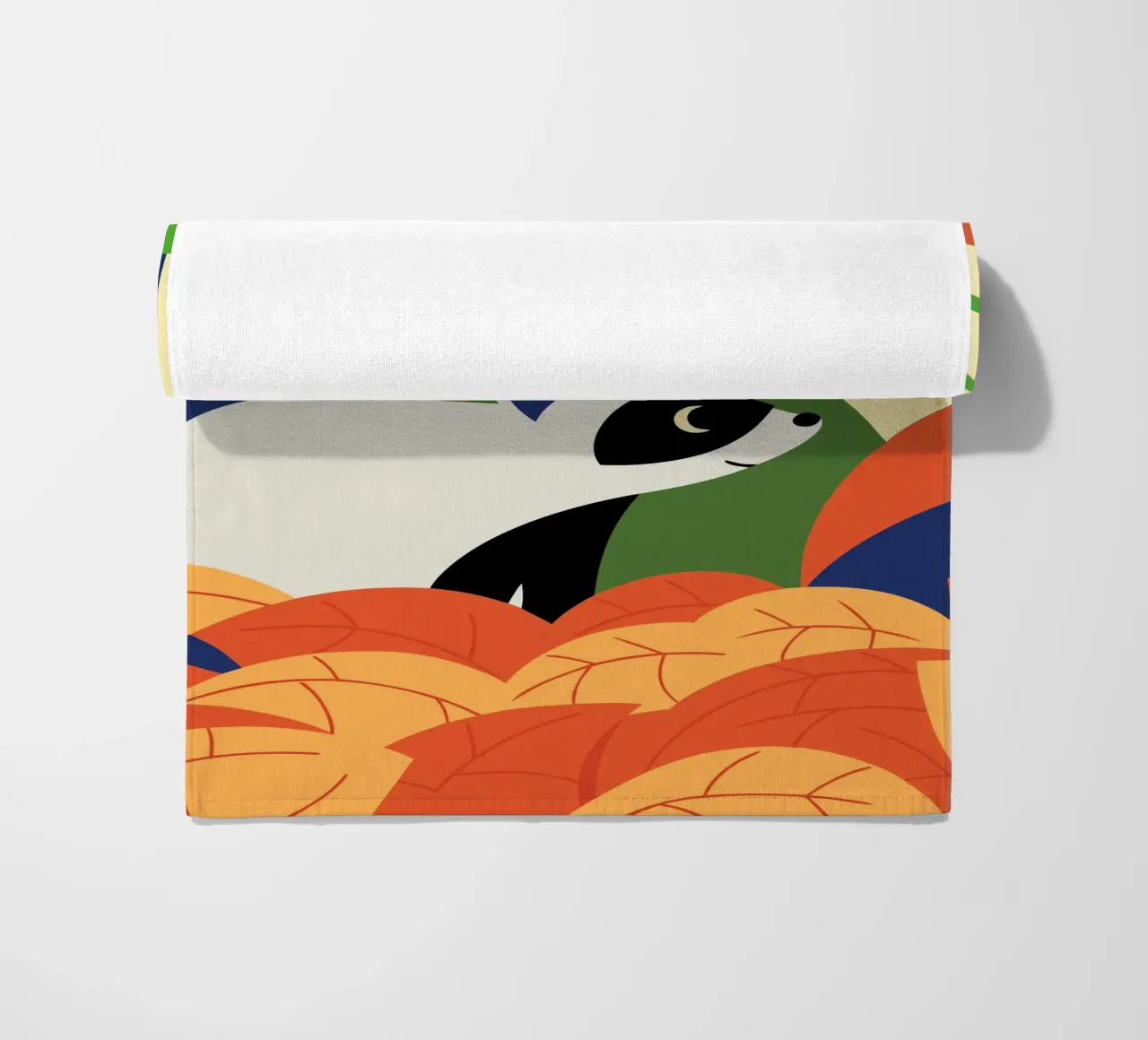 Procione in autunno telo mare da PROTECT ANIMALS