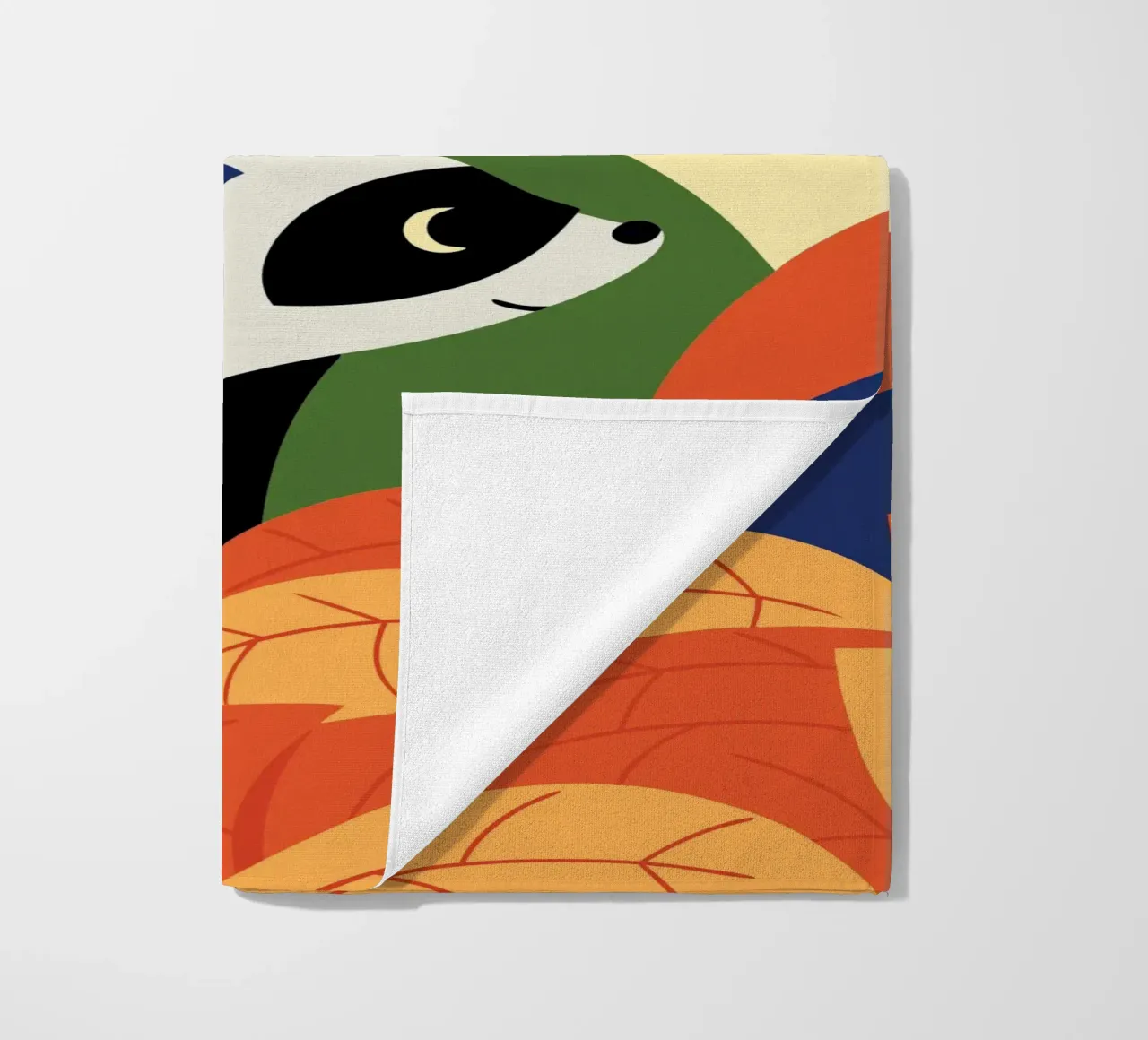 Procione in autunno telo mare da PROTECT ANIMALS