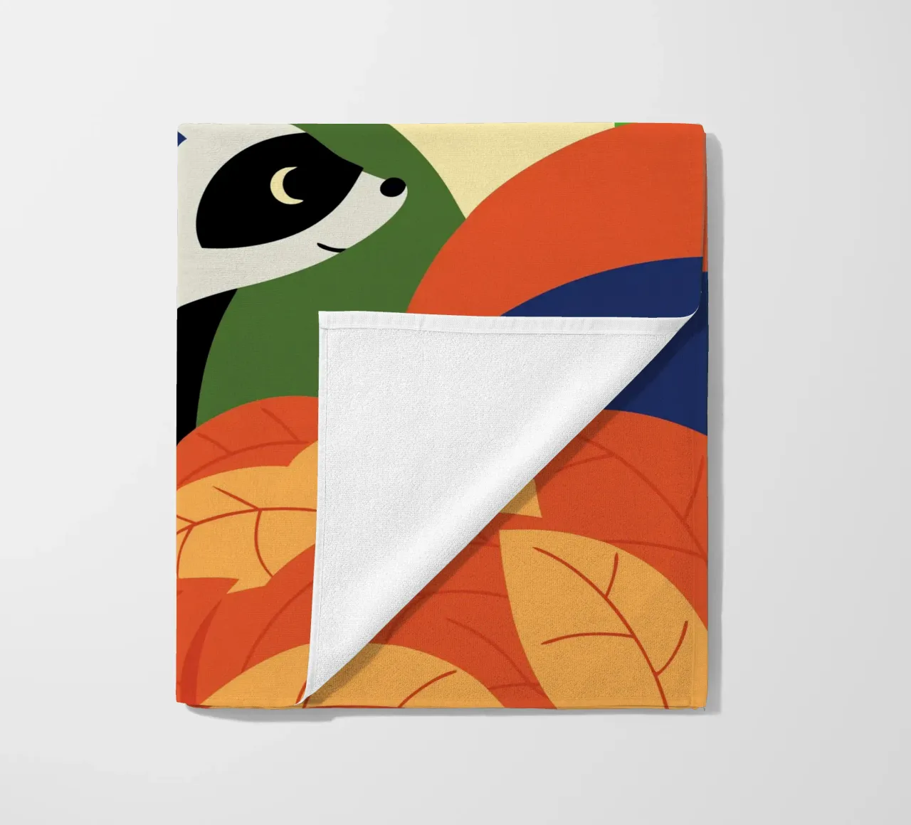 Procione in autunno telo mare da PROTECT ANIMALS