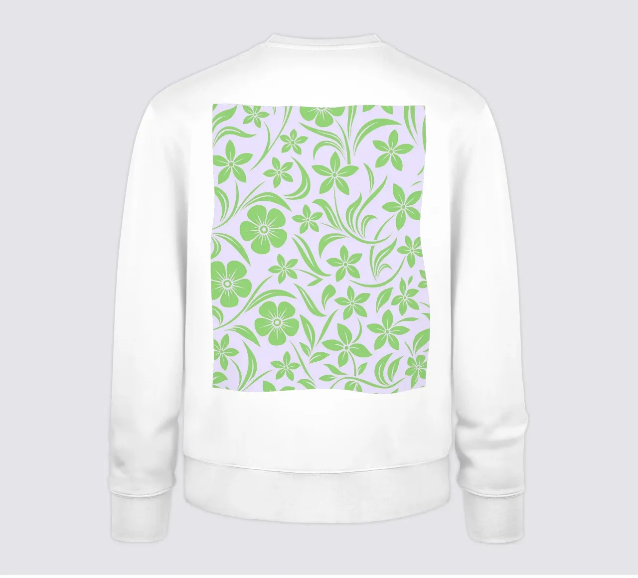 fiori verdi felpa da Joewanda
