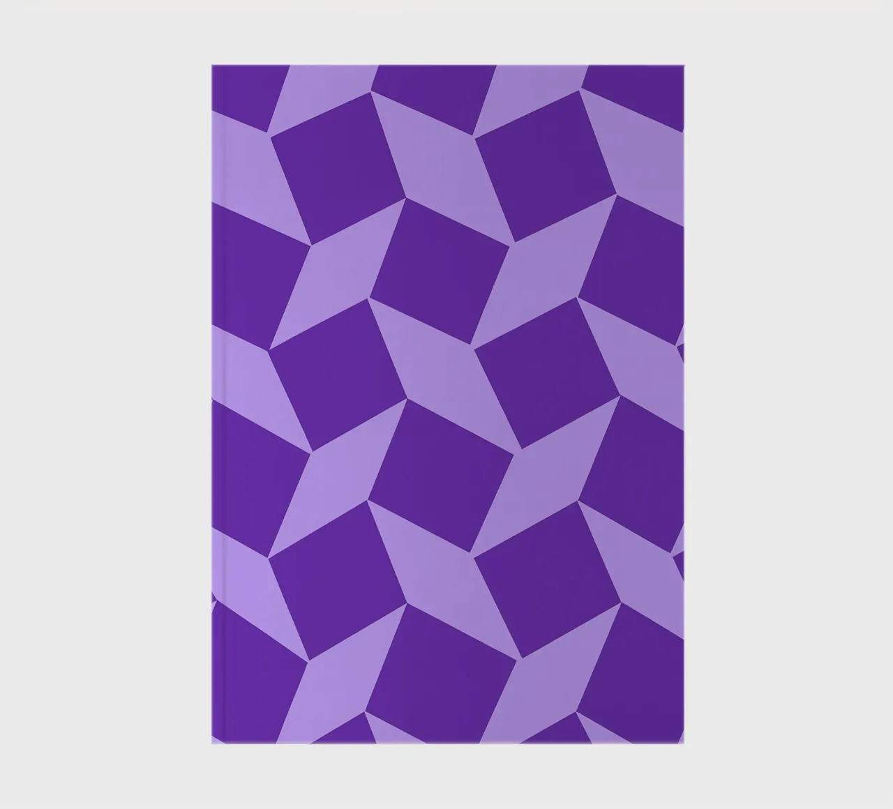purple block abstract notebook by Joewanda