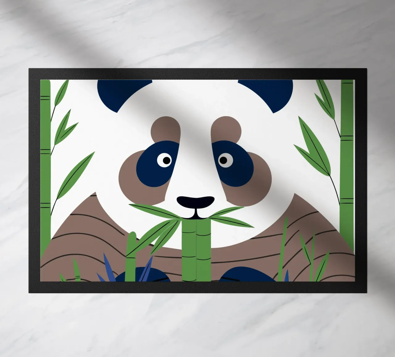 Panda eet bamboe deurmat van PROTECT ANIMALS