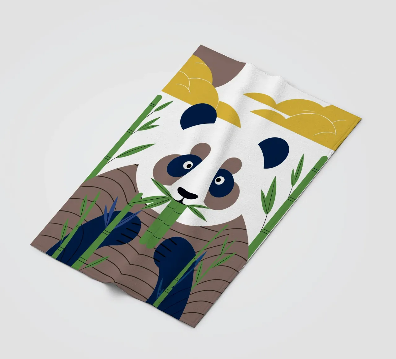 Panda isst Bambus Fleecedecke von PROTECT ANIMALS