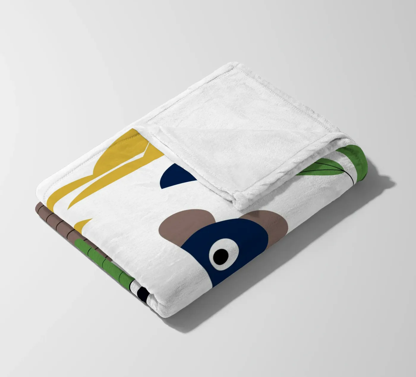 Panda eet bamboe fleecedeken van PROTECT ANIMALS