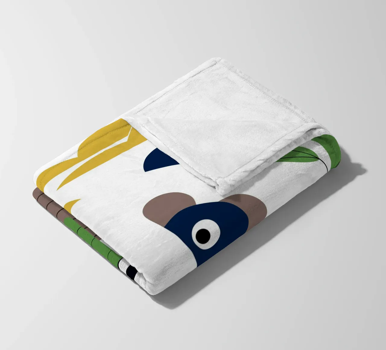 Panda isst Bambus Fleecedecke von PROTECT ANIMALS