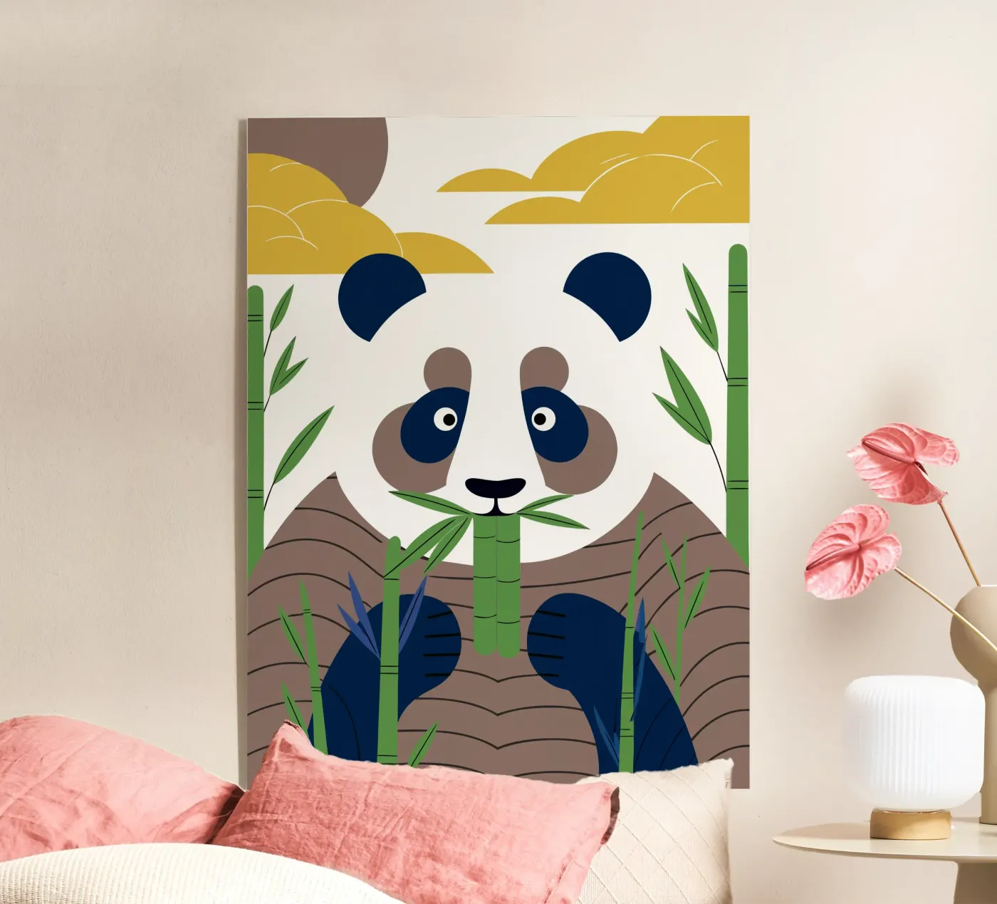 Panda Eating Bamboo plexiglass da PROTECT ANIMALS