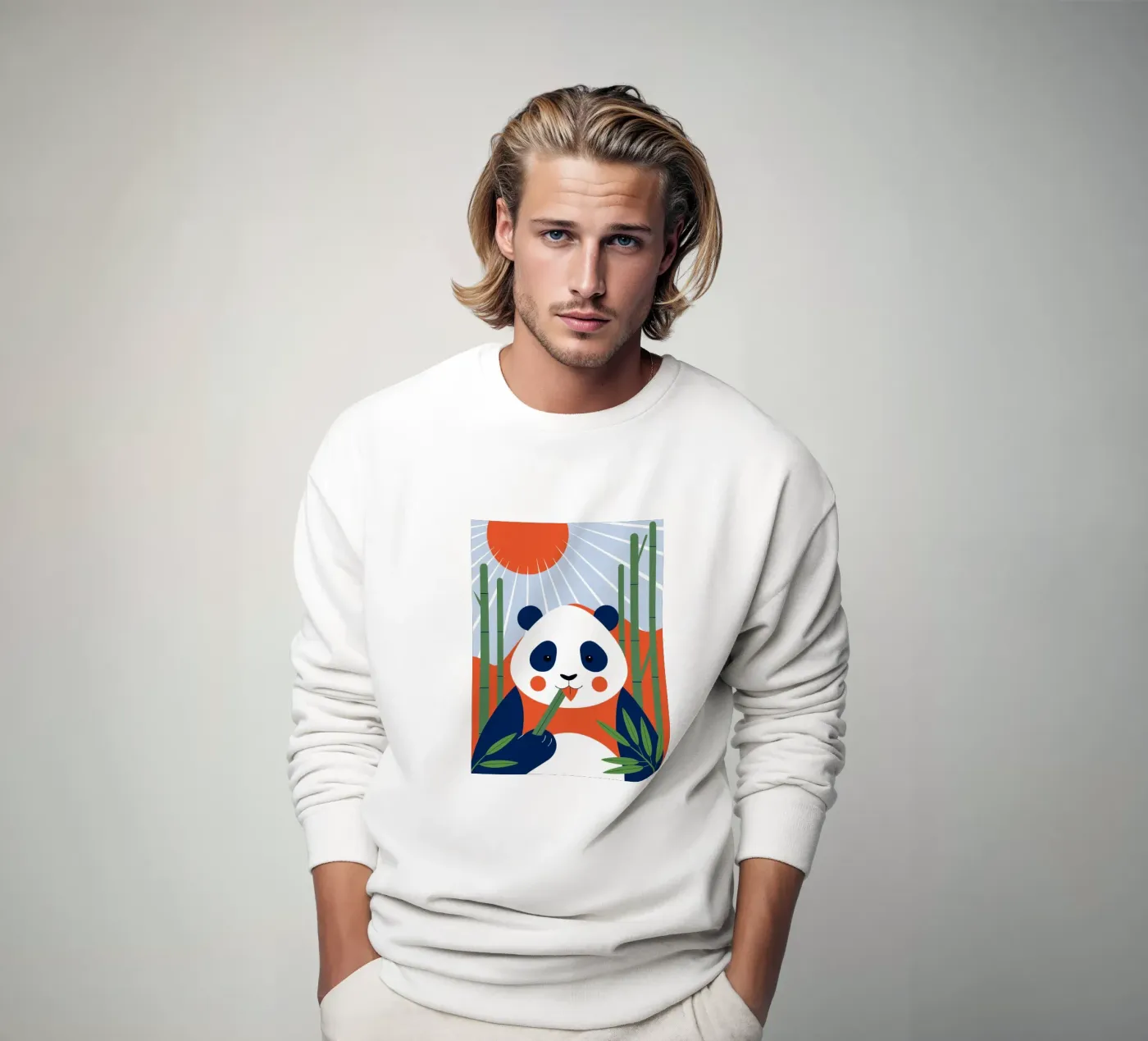 Panda and Sunrise felpa da PROTECT ANIMALS