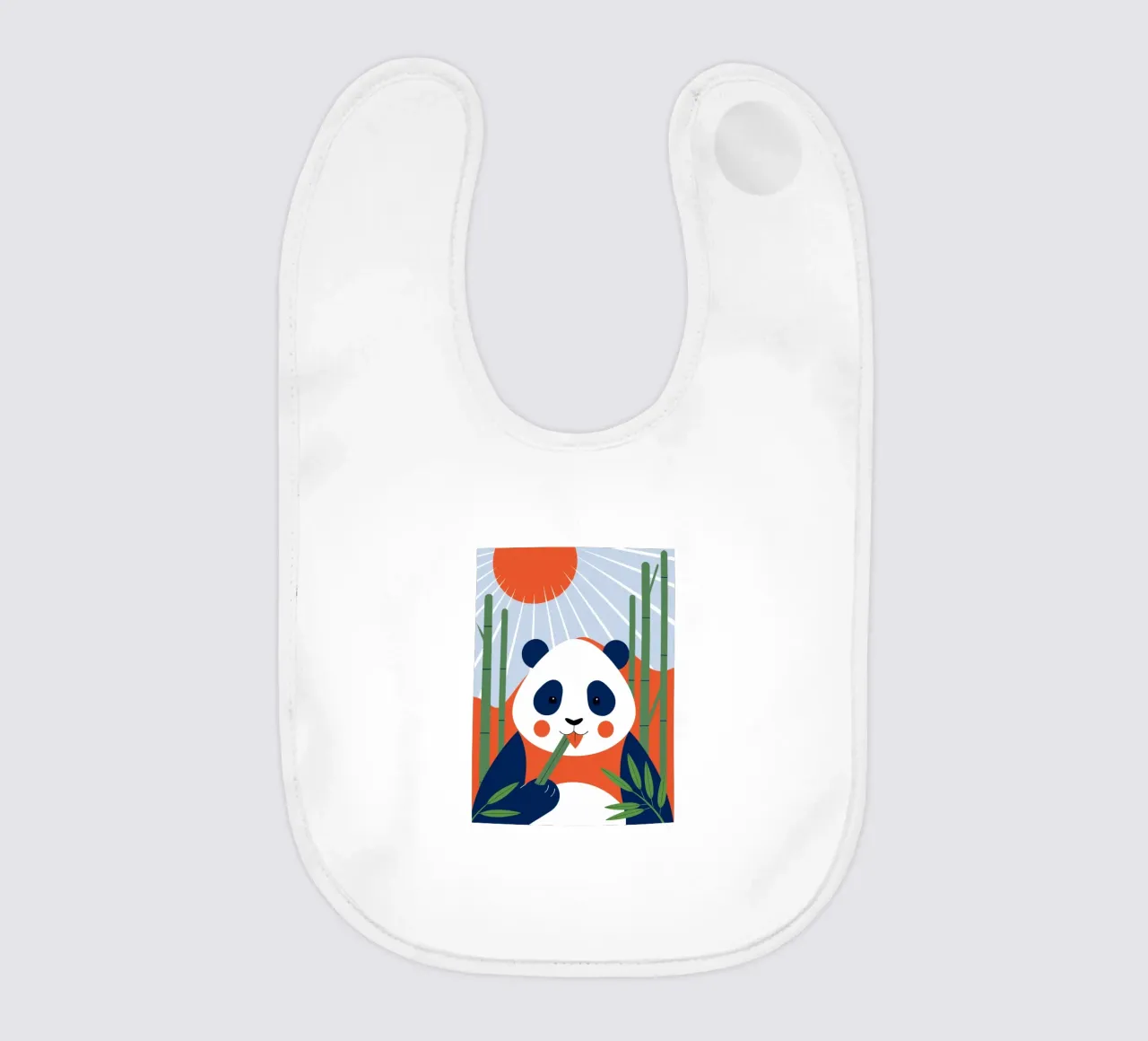 Panda and Sunrise bavaglino da PROTECT ANIMALS