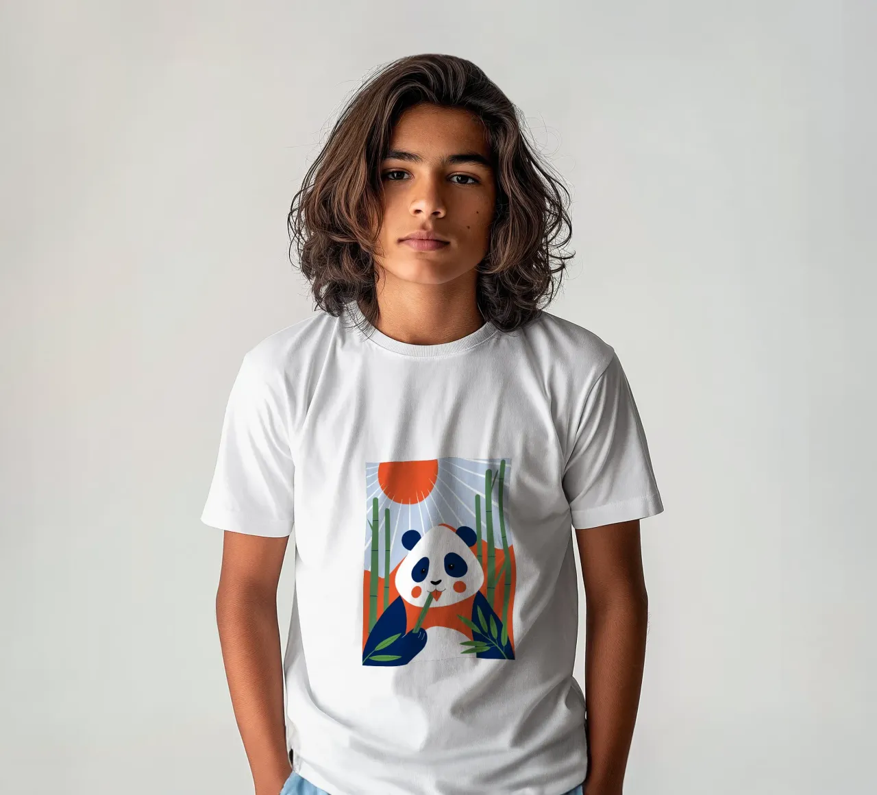 Panda e alba t-shirt bambini da PROTECT ANIMALS