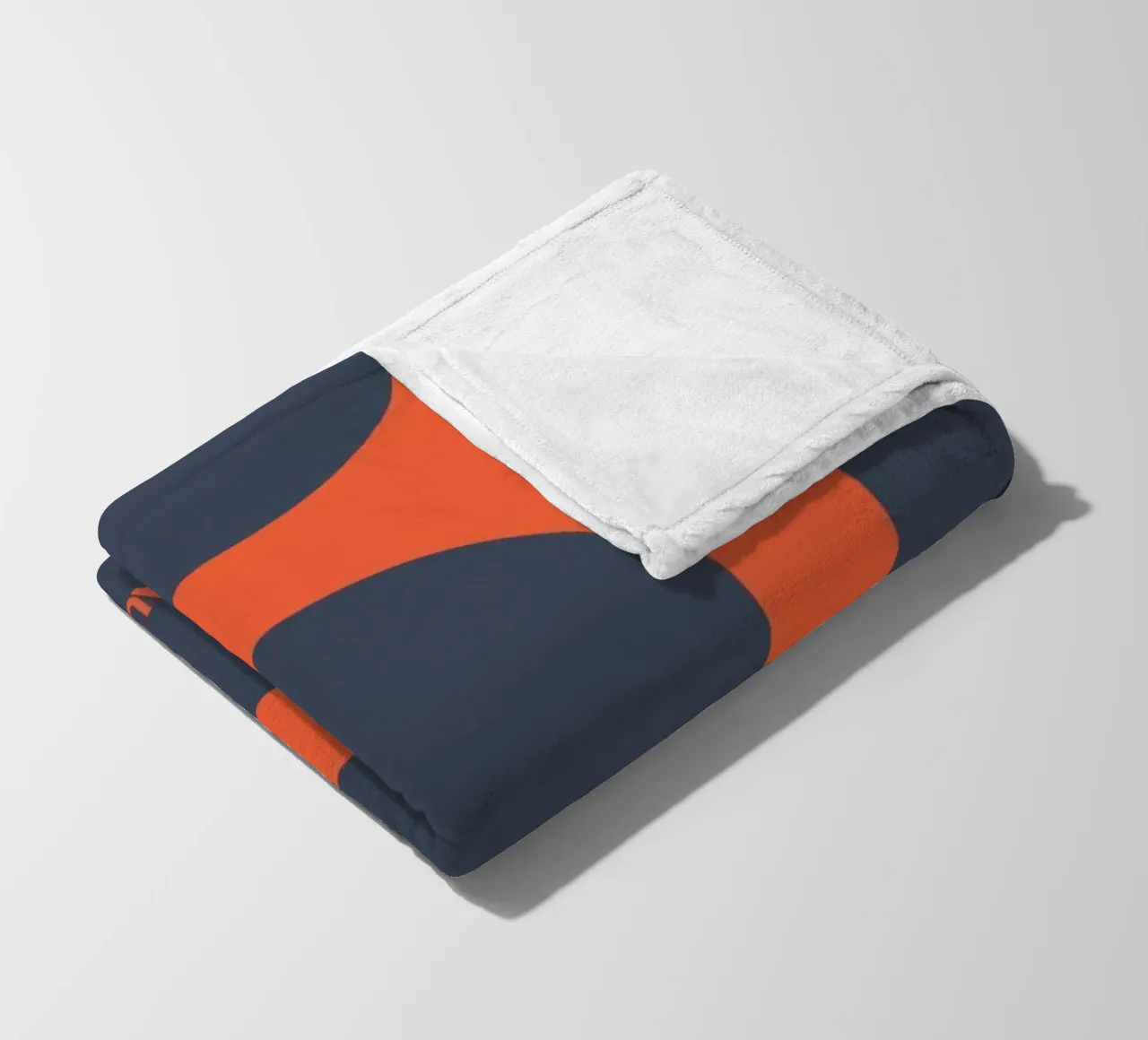 Taurus Zodiac Sign Orange fleece blanket by Naxart