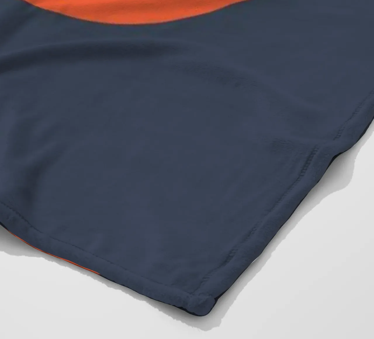 Taurus Zodiac Sign Orange fleece blanket by Naxart