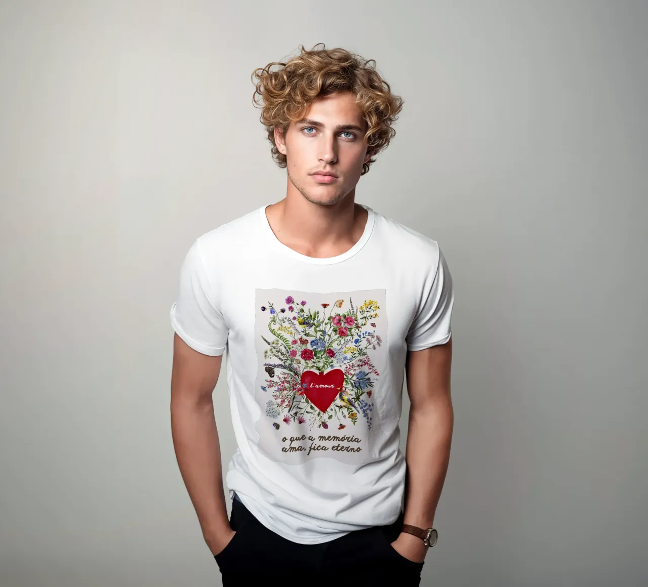 What memory loves is eternal t-shirt by Ana Paula Hoppe