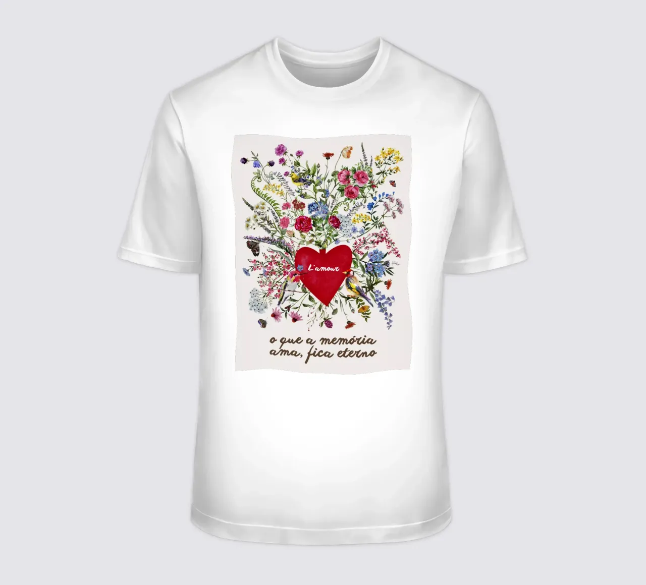 What memory loves is eternal t-shirt by Ana Paula Hoppe