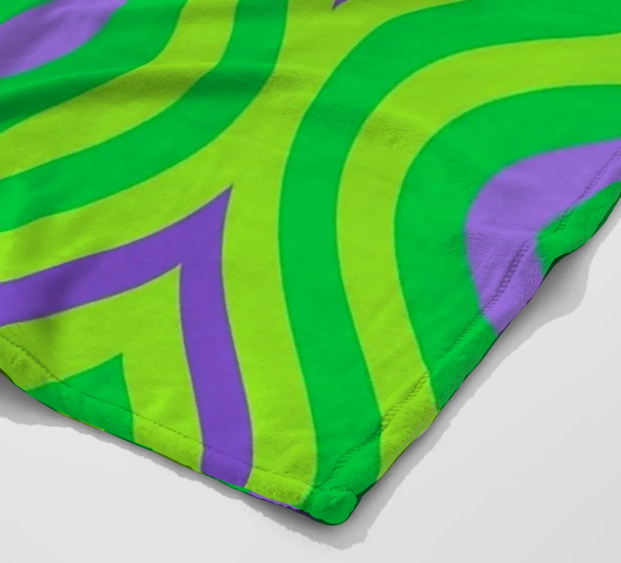 Blatt abstrakt Fleecedecke von Joewanda