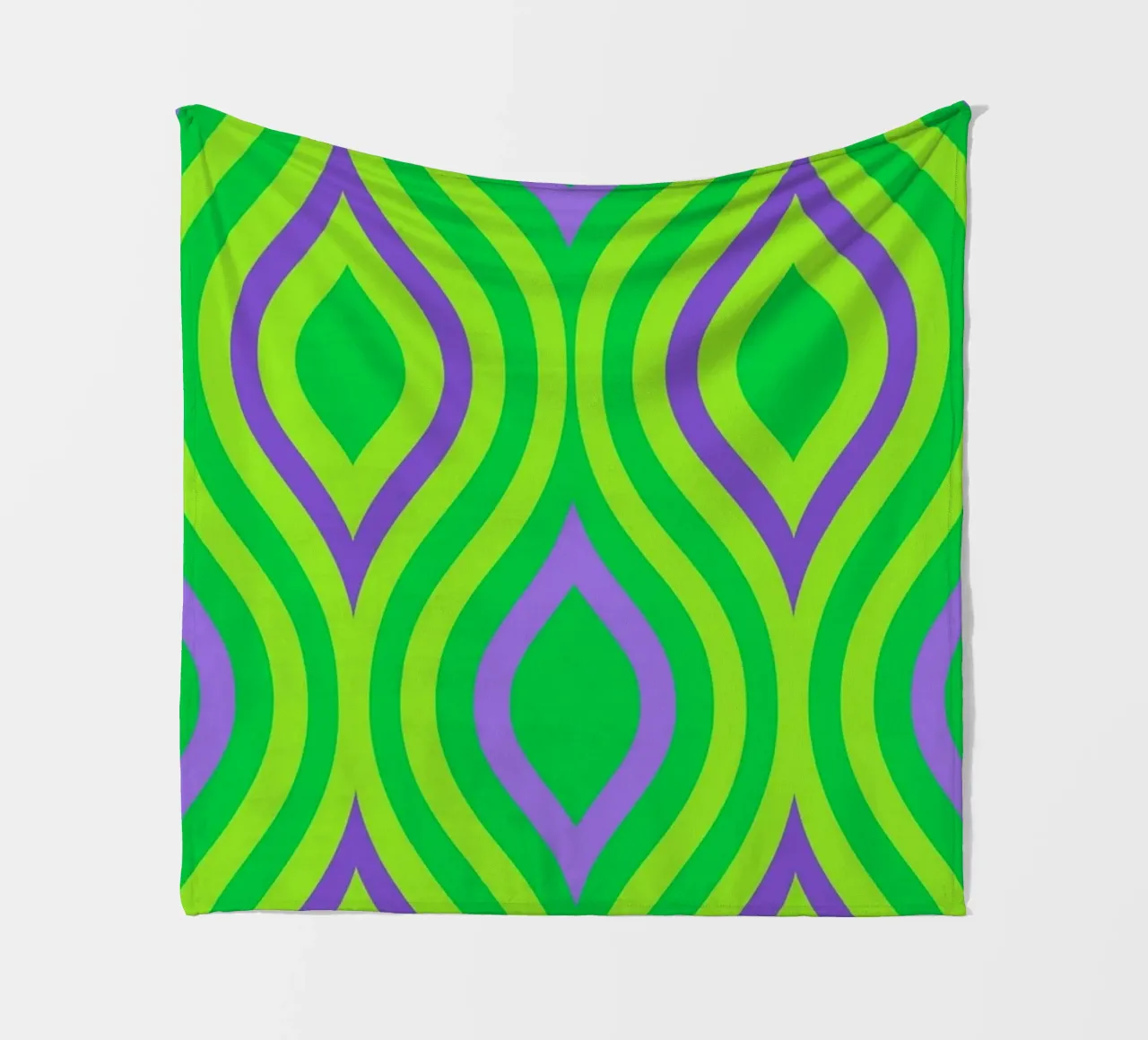 Blatt abstrakt Fleecedecke von Joewanda