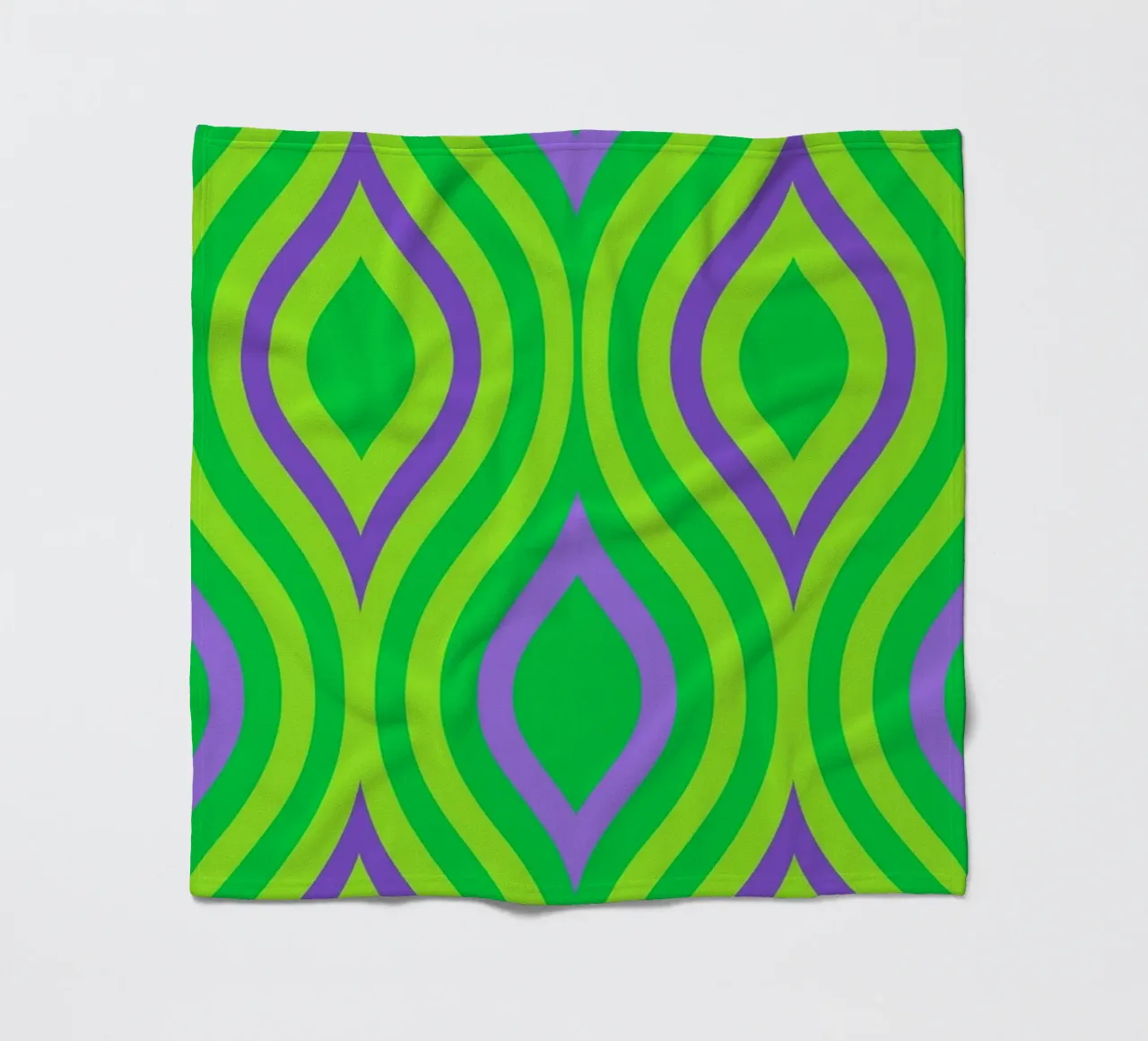 Blatt abstrakt Fleecedecke von Joewanda