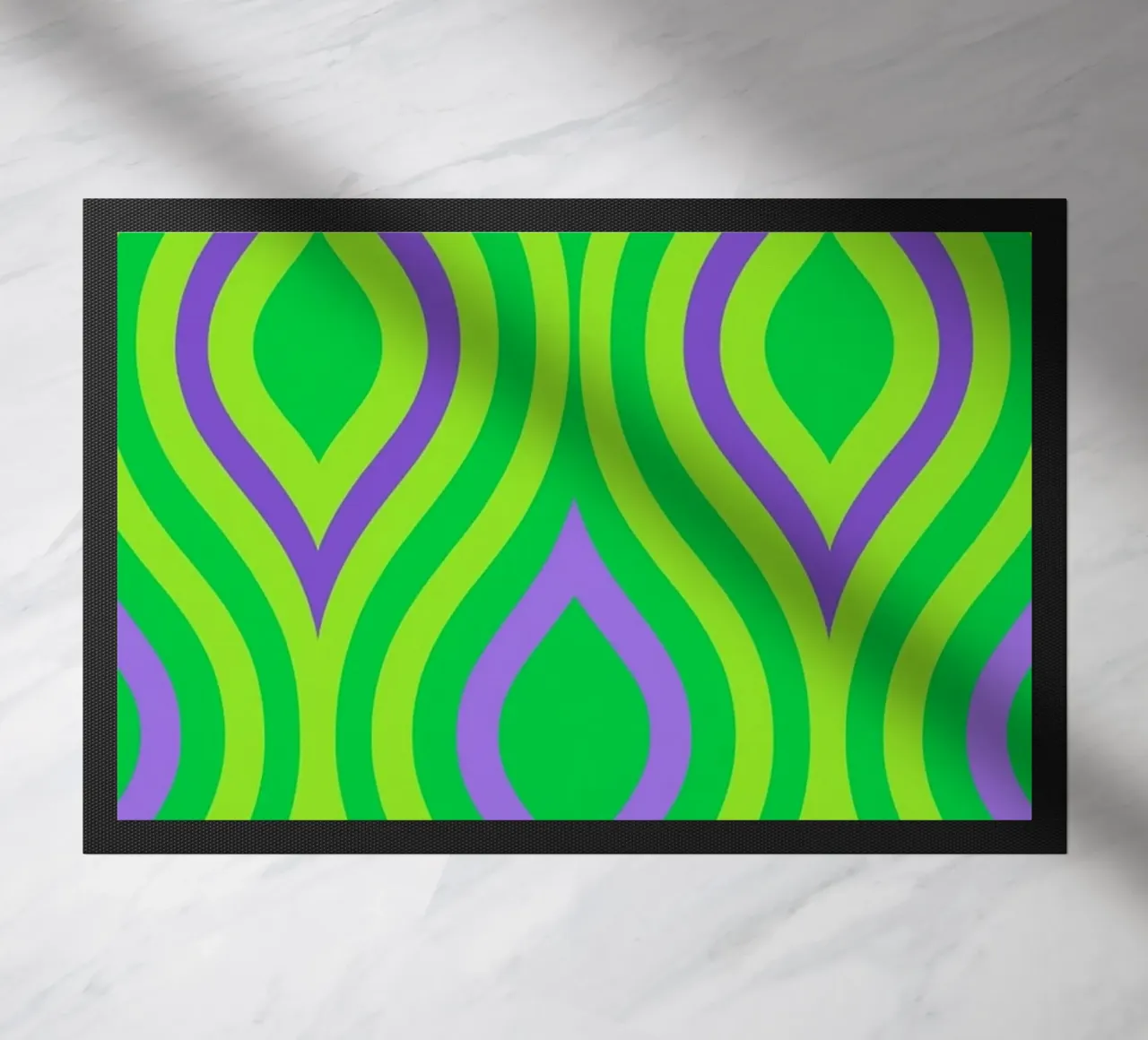 leaf abstract doormat by Joewanda