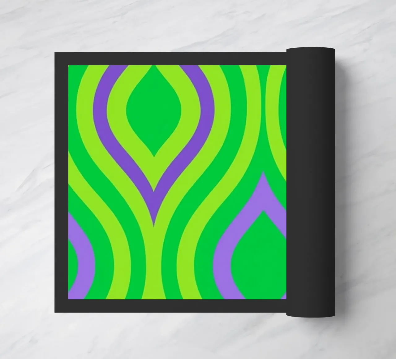 leaf abstract doormat by Joewanda