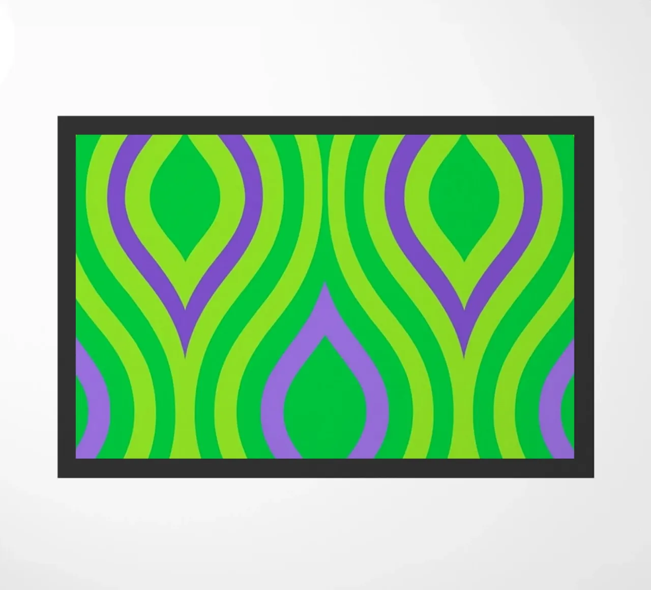 leaf abstract doormat by Joewanda
