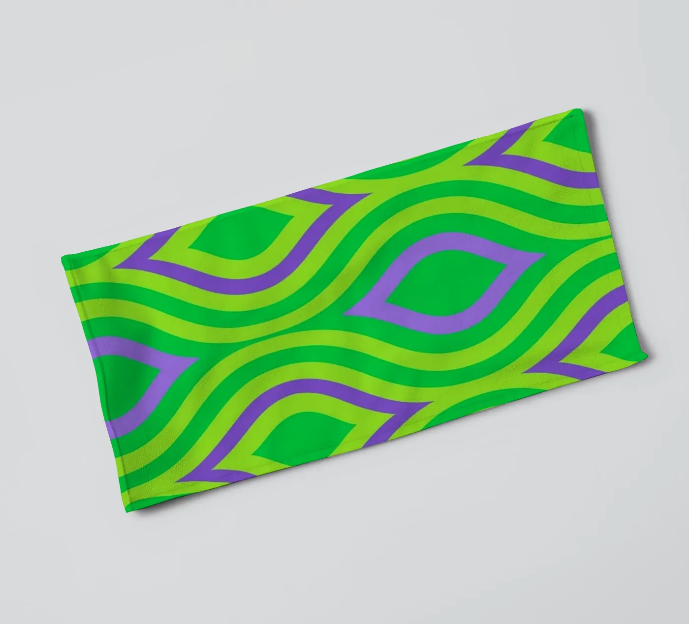 leaf abstract towel by Joewanda