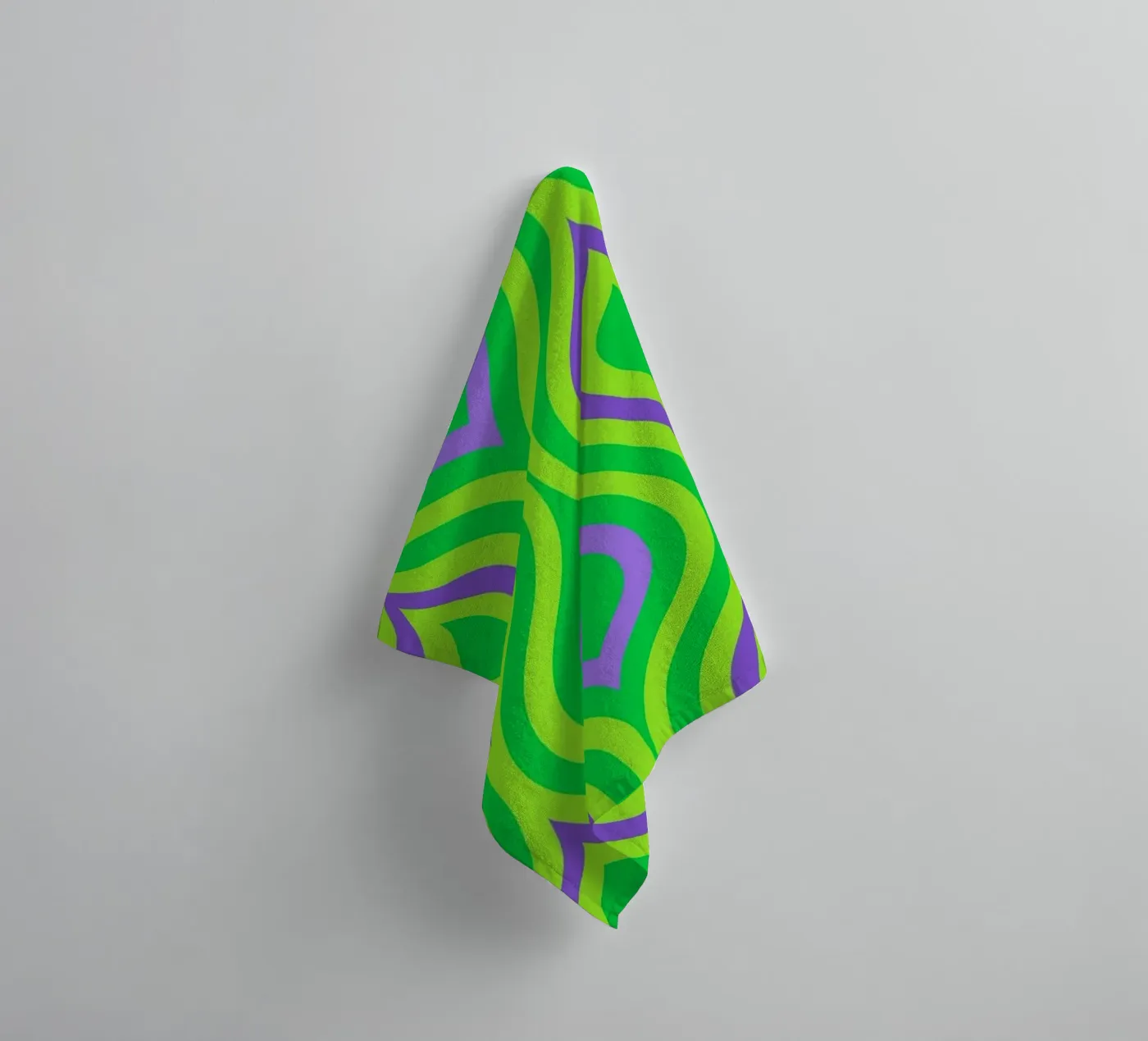 leaf abstract towel by Joewanda