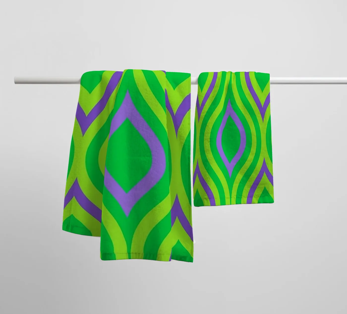 leaf abstract towel by Joewanda