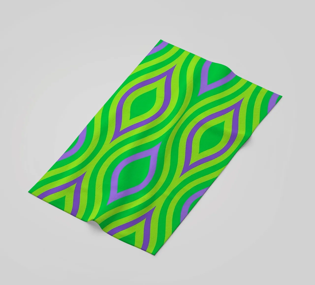 leaf abstract beach towel by Joewanda