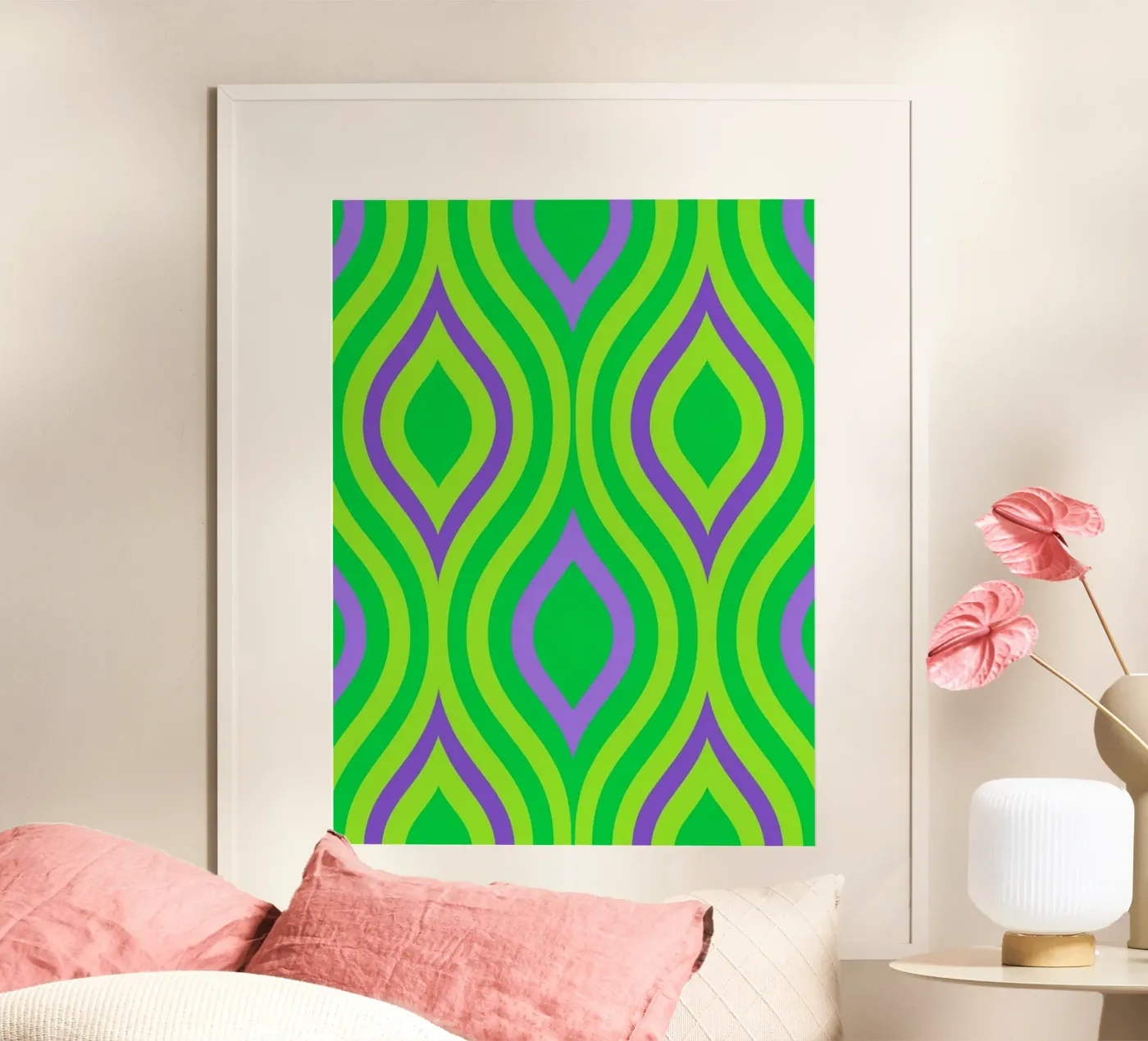 leaf abstract poster by Joewanda