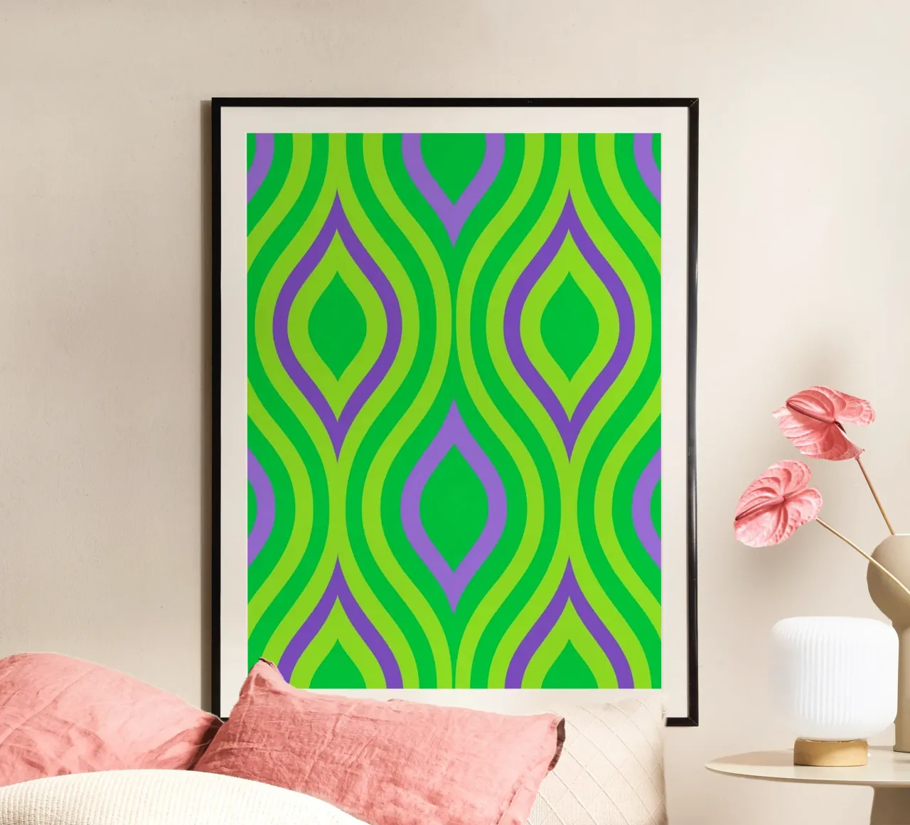 leaf abstract poster by Joewanda