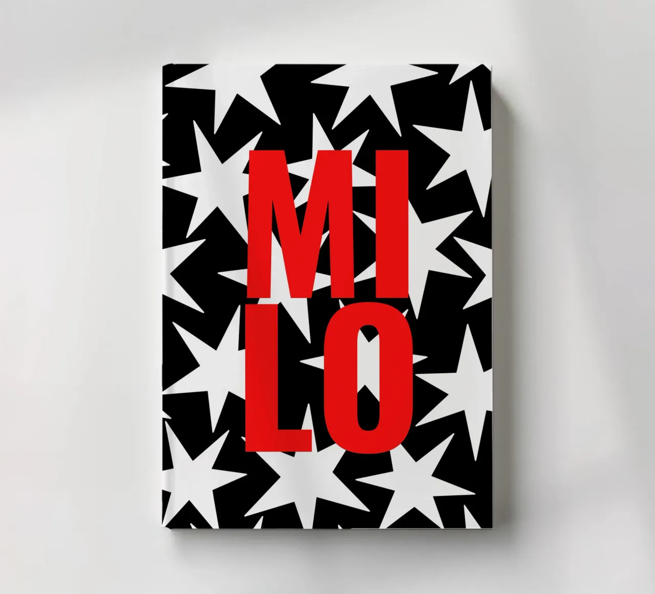 Stars all over - eigener Name/Text notebook by Ohkimiko